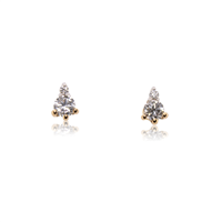 Orecchini Recarlo Donna in Oro bianco Diamante 0.39 Ct ZS 121/BR30 - ZS 121/BR30